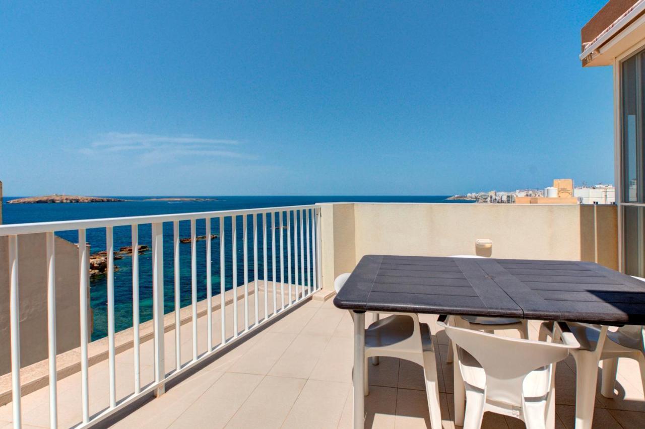 Modern Seaside 2 Bedroom Penthouse With Sea Views St. Paul's Bay Ngoại thất bức ảnh